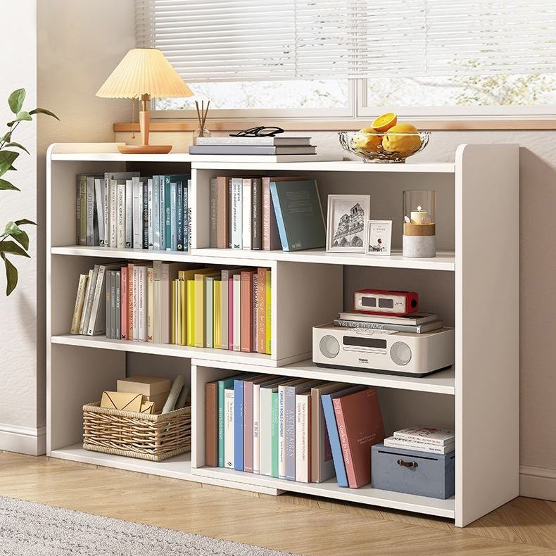 Contemporary Style Bookshelf Open Back Bookcase for Home Office