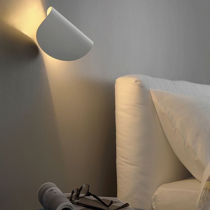 1 Light Geometric Wall Mounted Lamp Contemporary Metal Wall Light Sconces