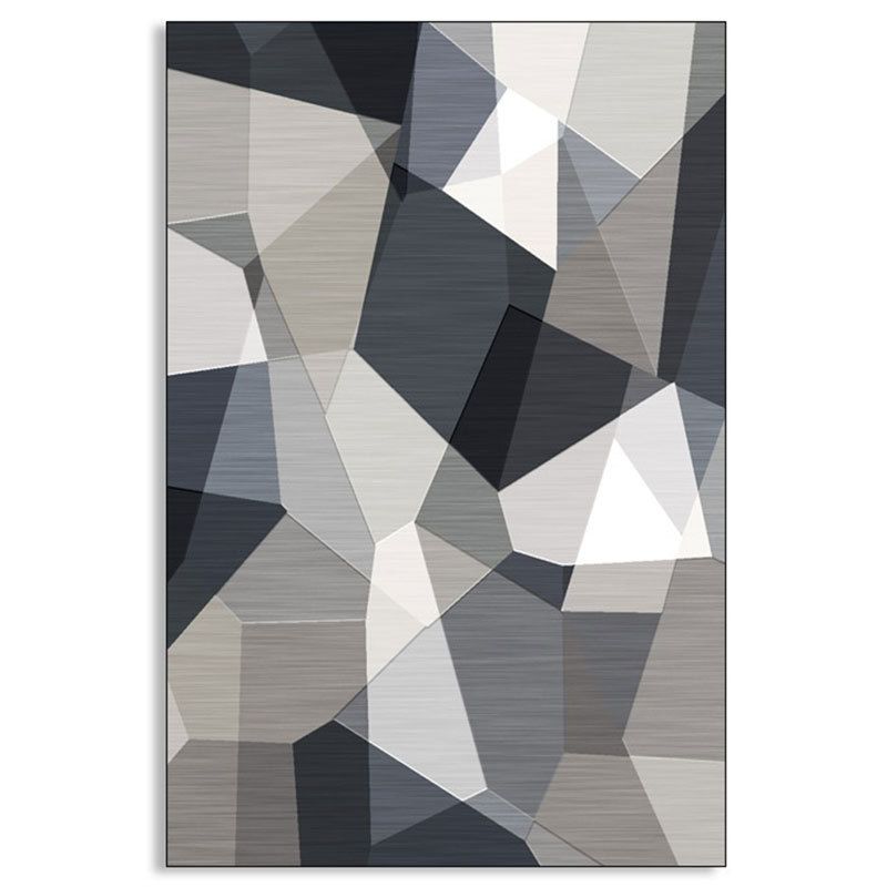Tapis relaxant multicolore polypropylène Geo Imprimé tapis intérieur anti-glissement