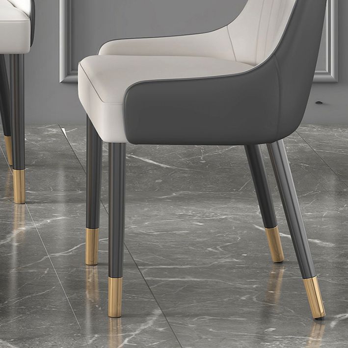 Modern Sintered Stone Dining¬†Room¬†Set with Rectangle Table and Gold LegsDining Table Furniture