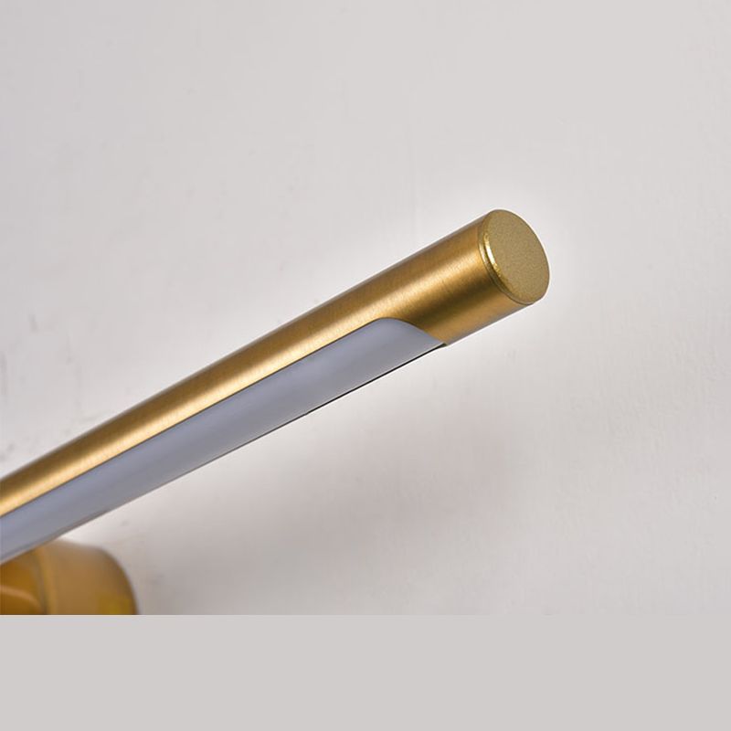 Modern Minimalist Style Linear Vanity Lighting Fixtures Metal Vanity Sconce for Toilet