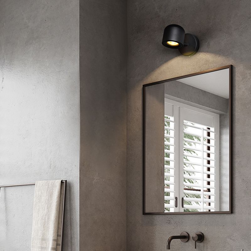 Armed Sconce Light Fixture Modern Minimalist Style Aluminum 1 Light Sconces