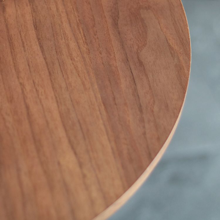 Metaal traditionele luxe ronde eettafel vervaardigd houten binnen tafel voor keuken