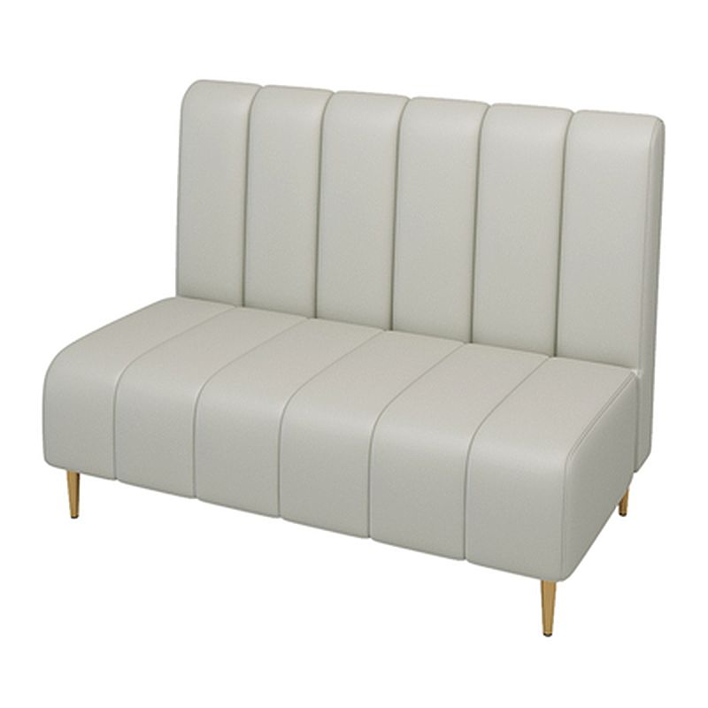 Divano glam contemporaneo oro 47,27 "d x 25,59" w x 33,46 "divano a 2 posti per ristorante