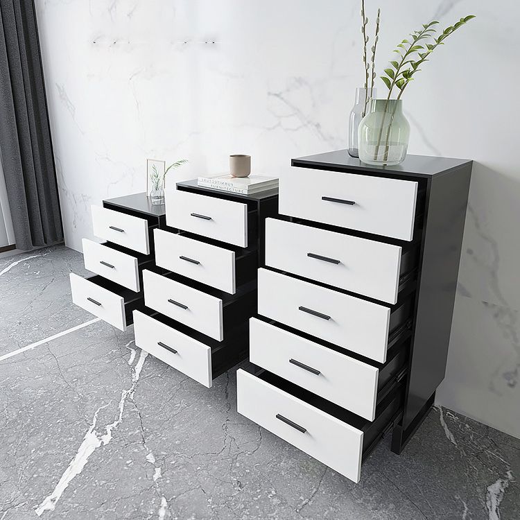 Modern Sideboard Engineered Wood Buffet with Drawer for Dining Room