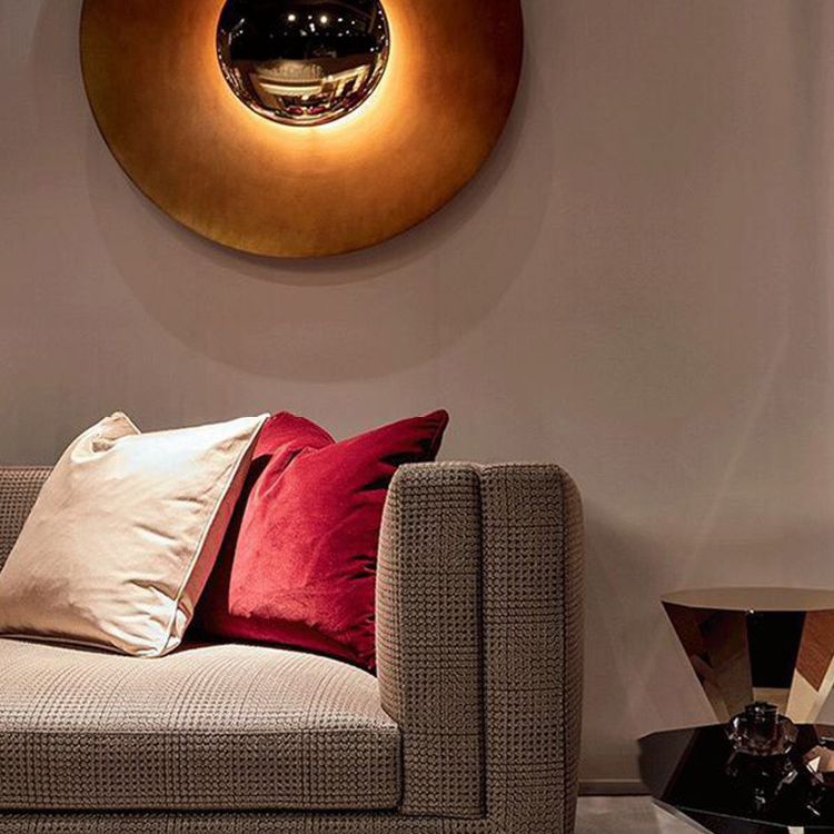 Circular Wall Light Sconces Nordic Minimalist Style Metal Sconces