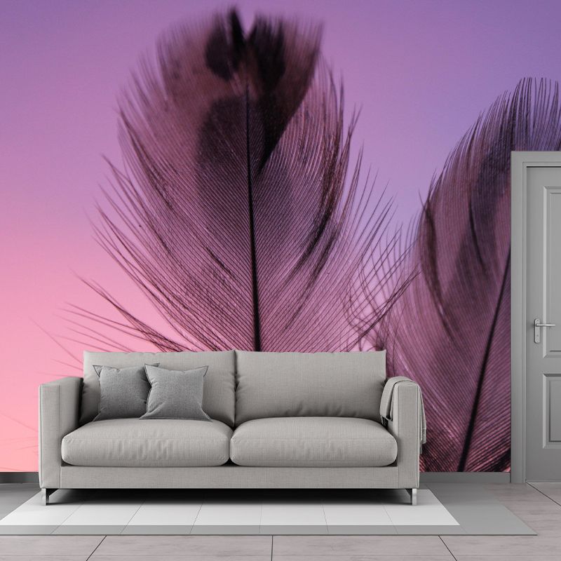 Environment Friendly Decorative Murals Feather Living Room Wall Murals