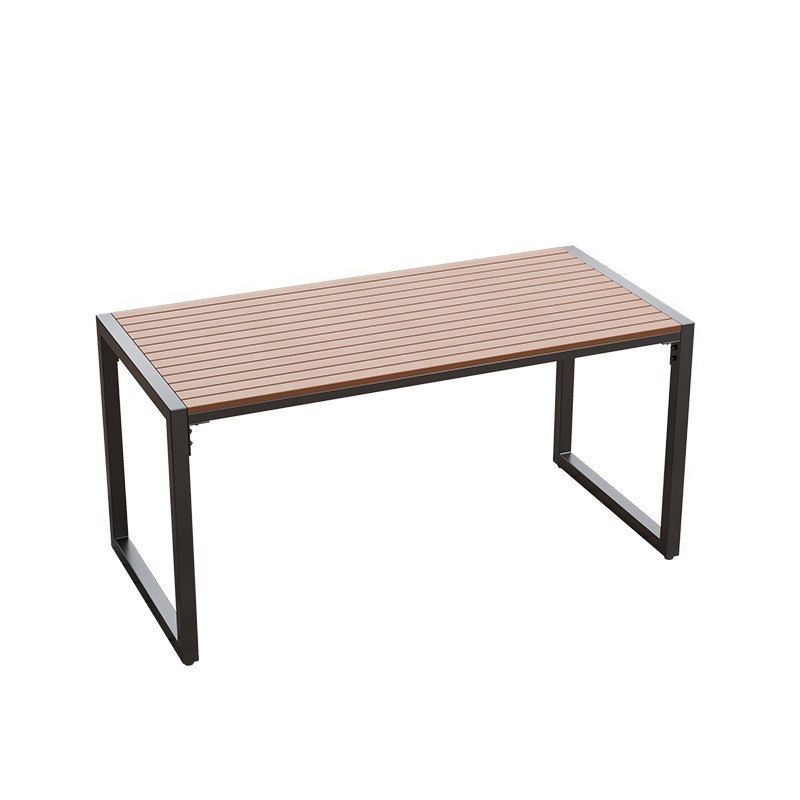 Modern Style 1/3 Pieces Metal Dining Set Reclaimed Wood Table Set