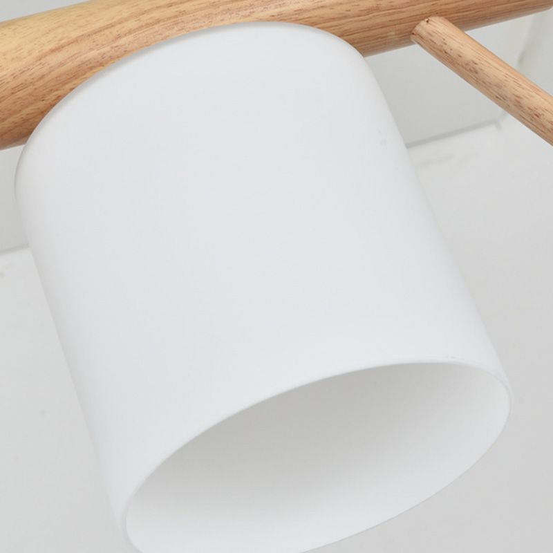 Lampada lampadina a globo Illuminazione a sospensione moderna in vetro bianco per il ristorante