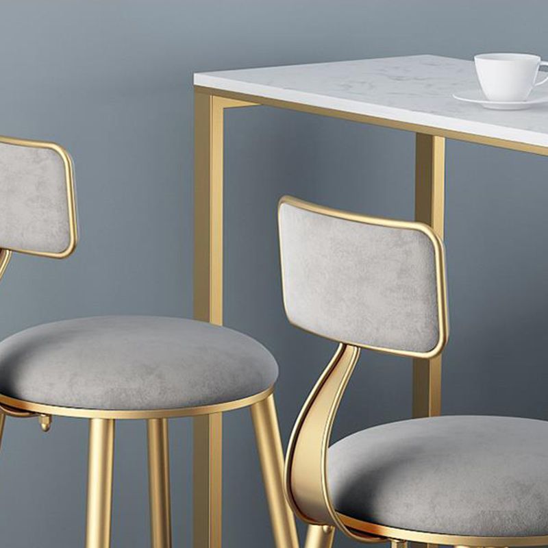 Indoor Contemporary Bistro Bar Desk with Storage Double Pedestal Bistro Bar Table