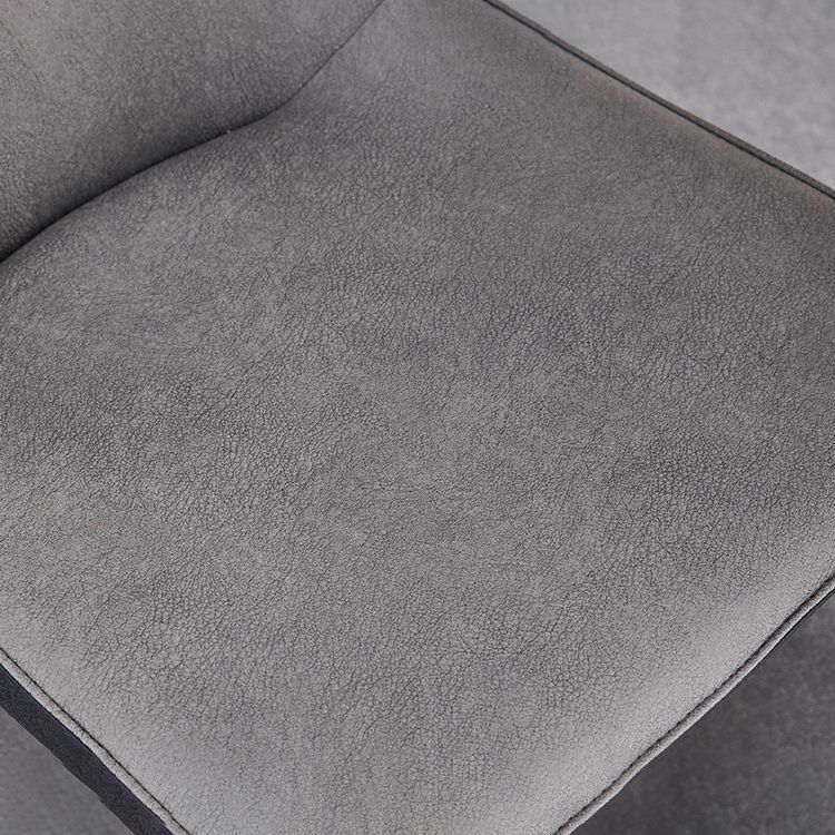 Modern Style Kitchen Dining Side Chair Polyurethane Dining Chair with Carbon Steel Legs