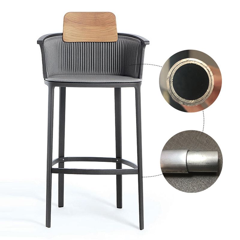 Modern Sintered Stone Top Bar Table Set 1/3 Pieces Round Counter Table Set for Outdoor