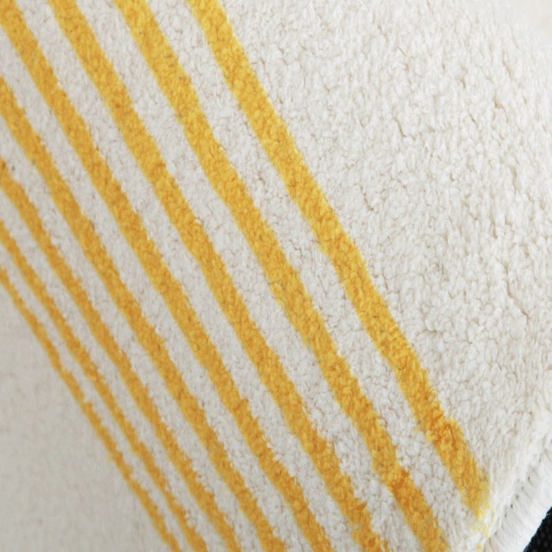 Simplicity Area Rug Lattice Pattern Simple Rug Polyester Non-Slip Area Rug