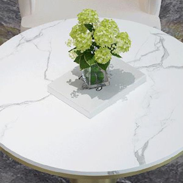 Modern Style Faux Marble Dining Table Set 1/2/3/5 Pieces Dining Set for Home Use