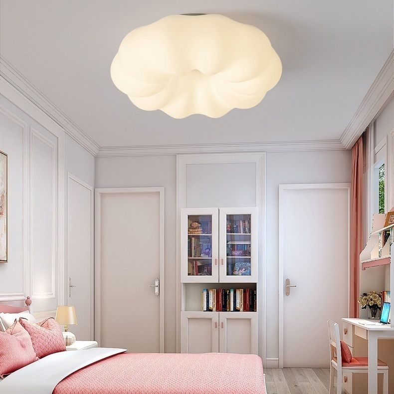 White LED Ceiling Light Modernism Flush Mount Lighting for Restaurant