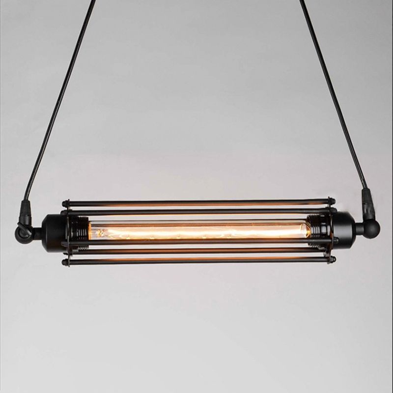 Luci a sospensione da cucina contemporanea illuminazione isola lineare luce appesa in nero