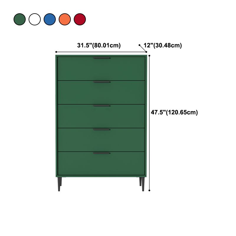 Vertical Wood Contemporary Dresser Bedroom Lingerie Chest Dresser with Drawer