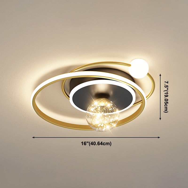 Gouden LED-plafondverlichtingsarmaturen Moderne inbouwplafondarmatuur voor woonkamer