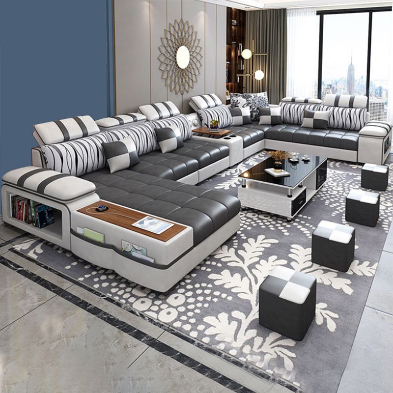Pillow Top Arm Mondern Contemporary Furniture Sectionals for Living Room