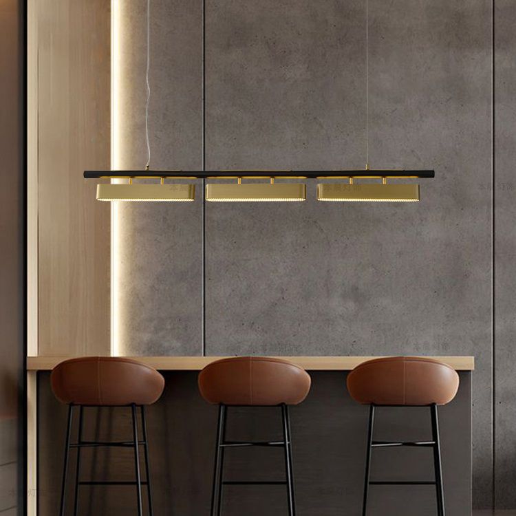 Estilo moderno lineal colgante de metal ligero liviano