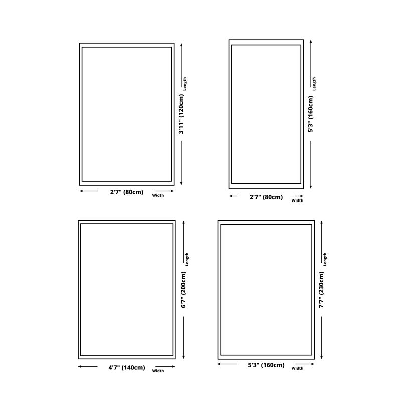 Prachtig tapijt Modern Area Rug Polyester Stain Resistent Washable Area Rug voor woonkamer