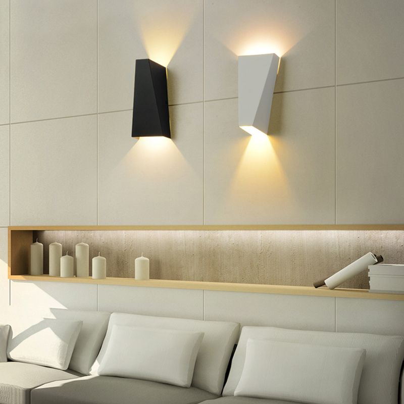 Illuminazione murale geometrica minimalista contemporanea illuminazione da parete esterna