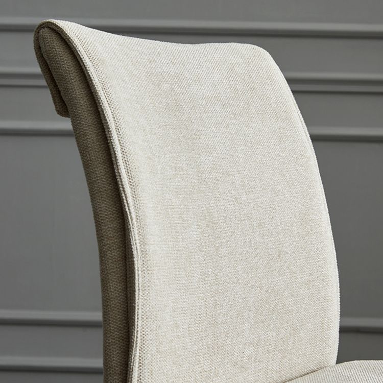 Silla de comedor de estilo moderno, sillas laterales sin brazos de comedor de metal para cocina
