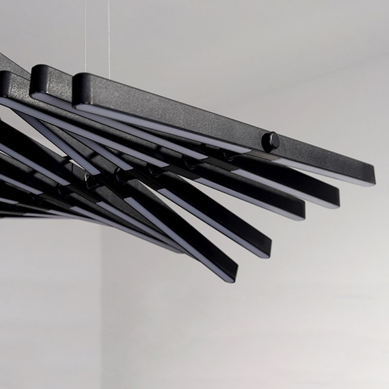 Nordic LED Island Lighting Fixture Creative Metal Pendant Light for Dining Room