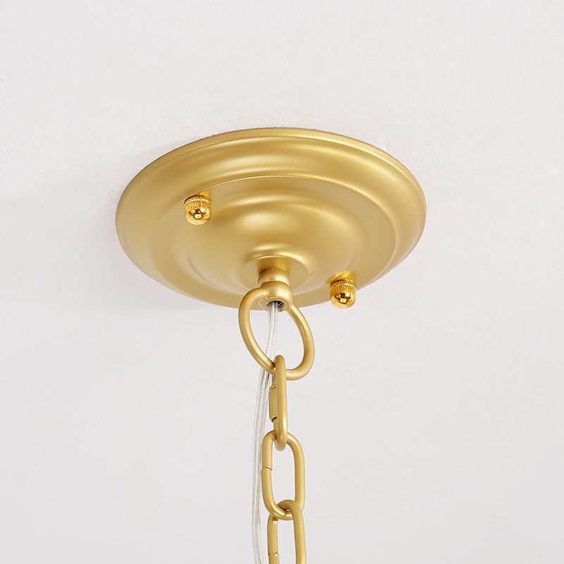 Fabric White Pendant Lamp Drum 1 Light Classic Chandelier Light Fixture for Dining Room, 11"/15" Wide
