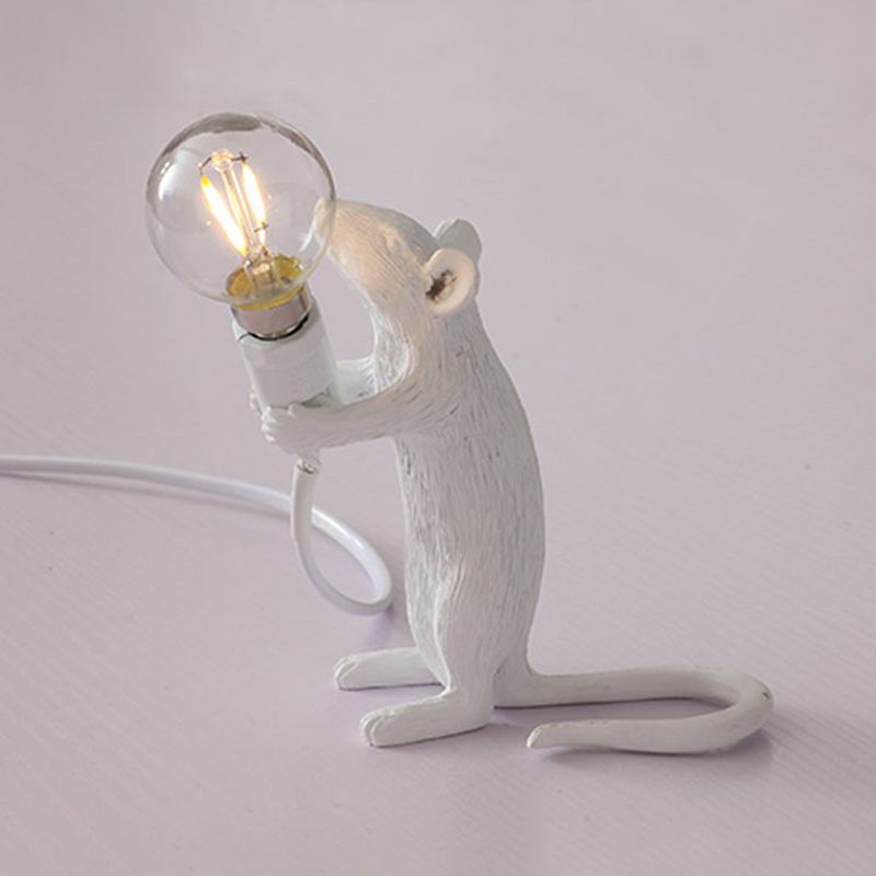 Lampada da tavolo a forma di topo in stile per bambini Lampa