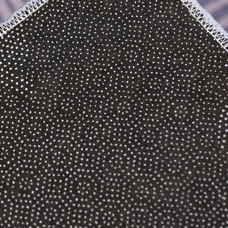 Donker oranje Noordse vloerkleed Polyester kleurblokkleed wasbaar tapijt voor salon