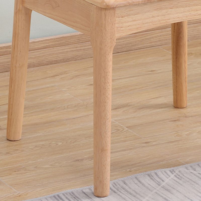 Wood Side Dining Chairs Open Back Dining Side Chair for Home