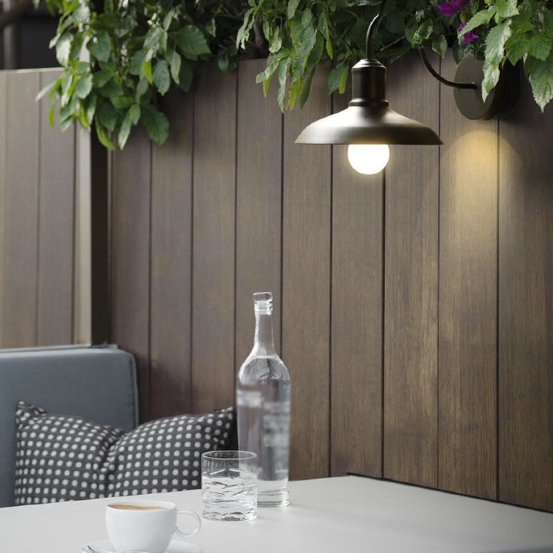 Retro Industrial Style Schwanenhals Stamm Wandleuchte 1 Lichtmetall -Leuchten