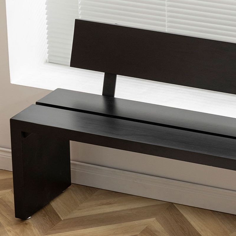 Rectangle Solid Wood Seating Bench Modern Seating Bench for Restaurant Bedroom