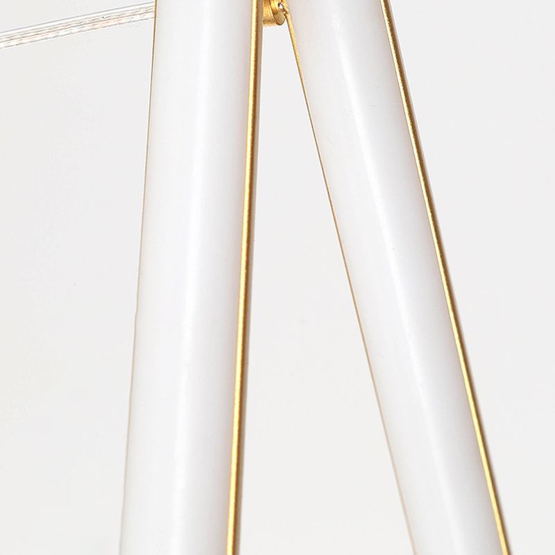 Modern Creative LED Pendant Light Lacquered Aluminium Linear Chandelier with Silicone Shade