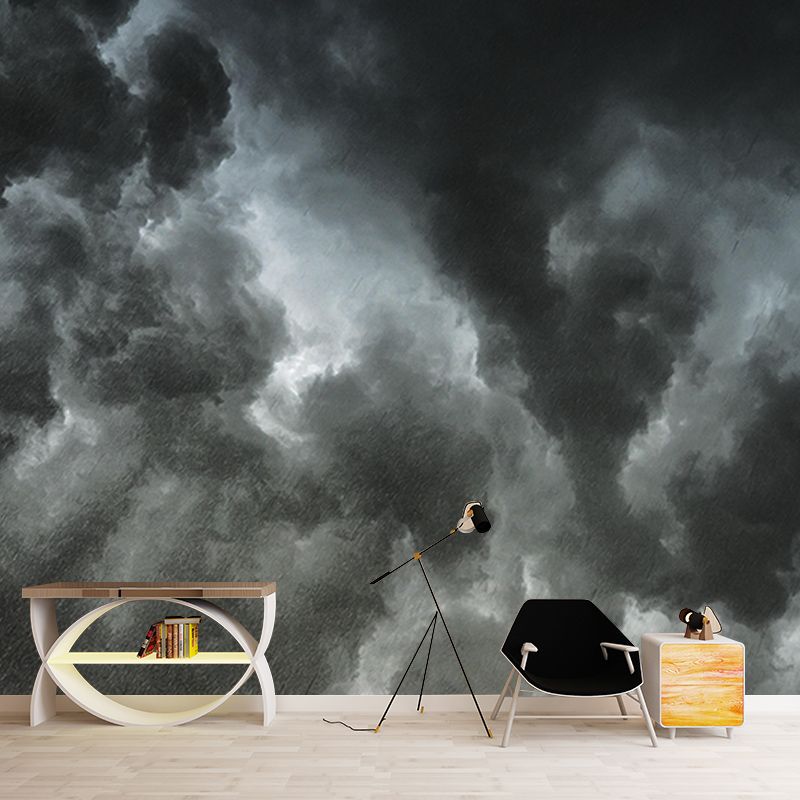 Mildew Resistant Wall Mural Wallpaper Sky Landscapes Pattern for Sitting Room