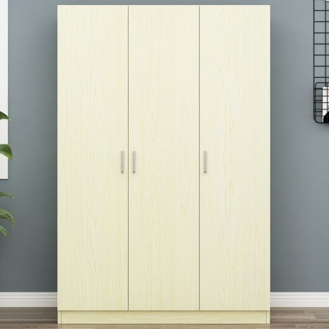 Contemporary Style Wood Wardrobe Soft Close Door Wardrobe Closet for Bedroom