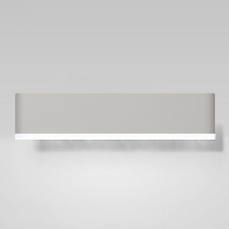 Modern Simple Iron Wall Light Rectangle Shape LED Rotatable Wall Lamp for Bedroom