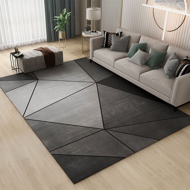 Simplicity Harlequin Printed Carpet Polyester Area Rug Stain Resistant Indoor Carpet for Living Room