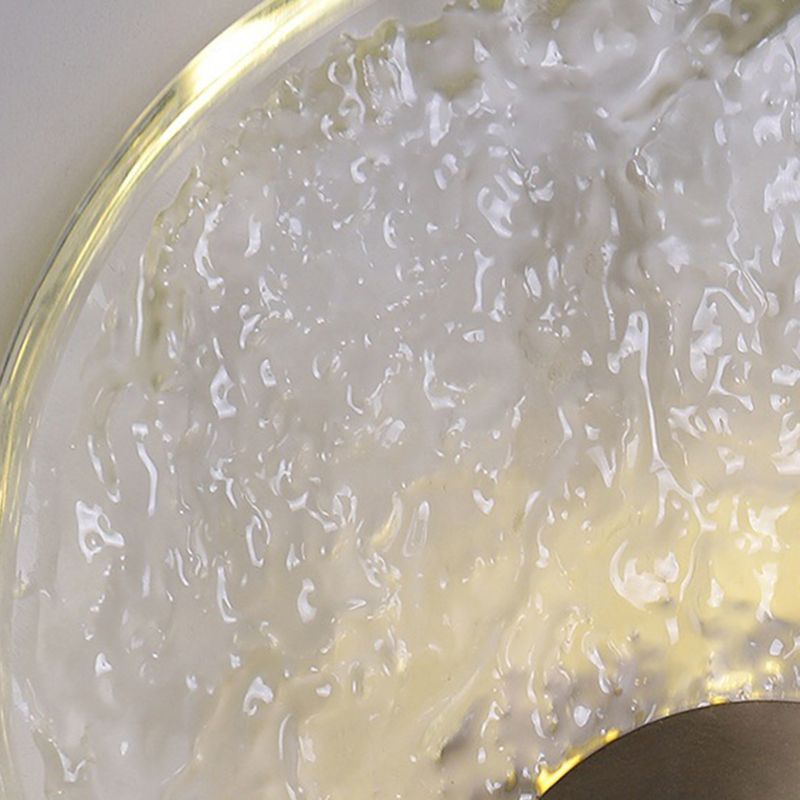 Modernism Single Golden Bathroom Vanity Light Shaded LED Bath Bar