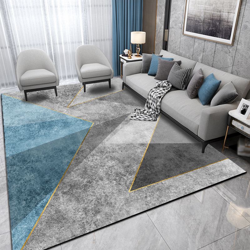Minimalistisch gebied Rug vrijetijdscontrastpaneel Polyester Werkbestendig gebied Rug voor woonkamer