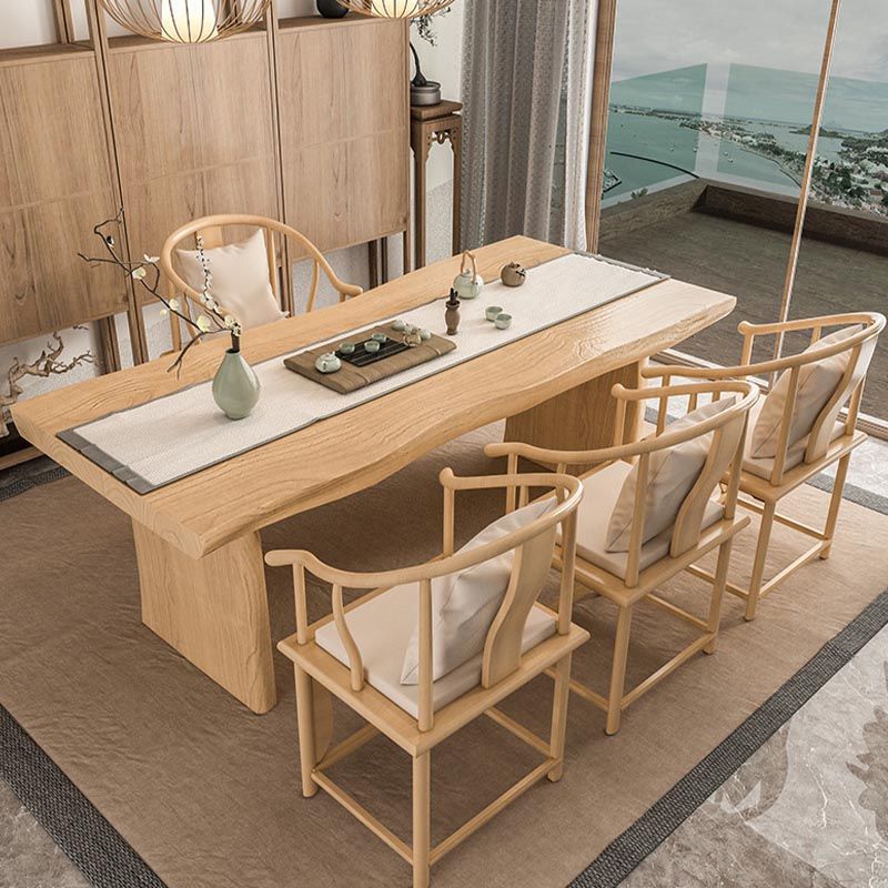 Modern Wood Dining Table Set 1/5 Pieces Dining Set for Home Use