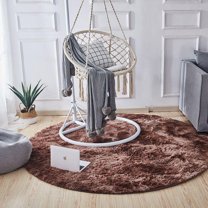 Comfort Bedroom Rug Multi Colored Tie Dye Print Carpet Fluffy Anti-Slip Backing Area Rug
