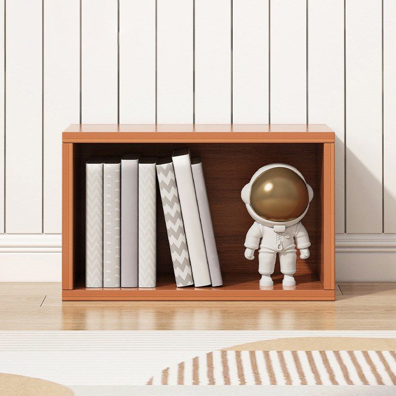 Contemporary Engineer Wood Bookshelf Closed Back Bookcase,18"L x 7"W x 12"H