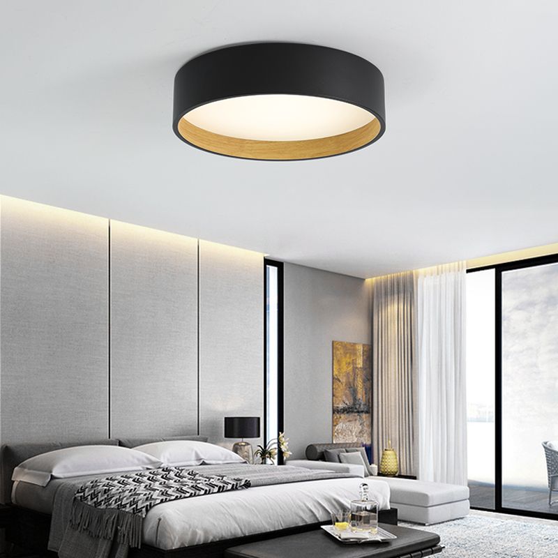 Wrought Iron LED Flush Mount in Modern Creative Style Acrylic Circular Ceiling Light
