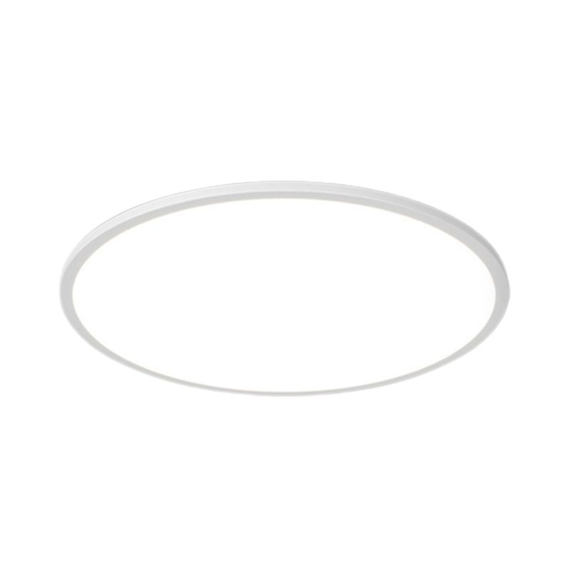Metal Geometric Flush Mount Lamp Modern Flush Ceiling Light Fixture in White
