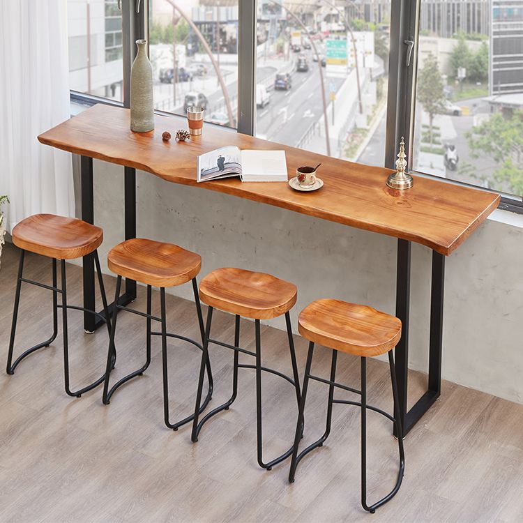 Rectangular Counter Height Pub Set 1/2/4/5 Pieces Pub Dining Set