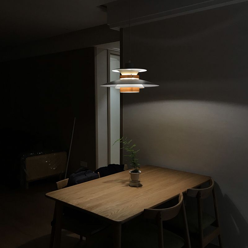 Accesorio de iluminación colgante de madera estilo moderno accesorio de iluminación colgante para sala de estar
