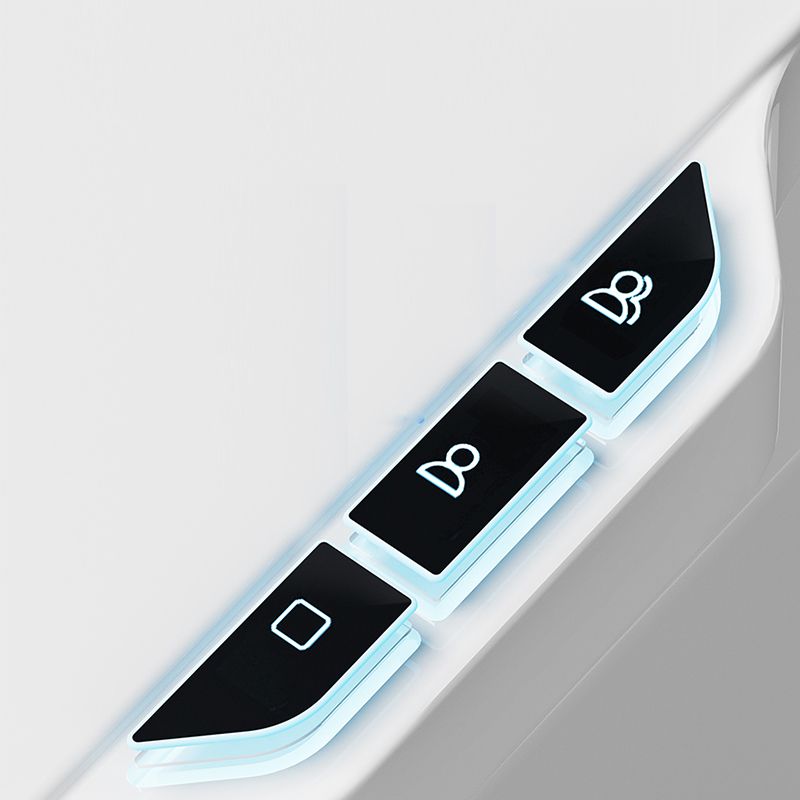 One Piece Toilet Modern Flush Toilet Floor Mounted Siphon Jet Toilet Bowl