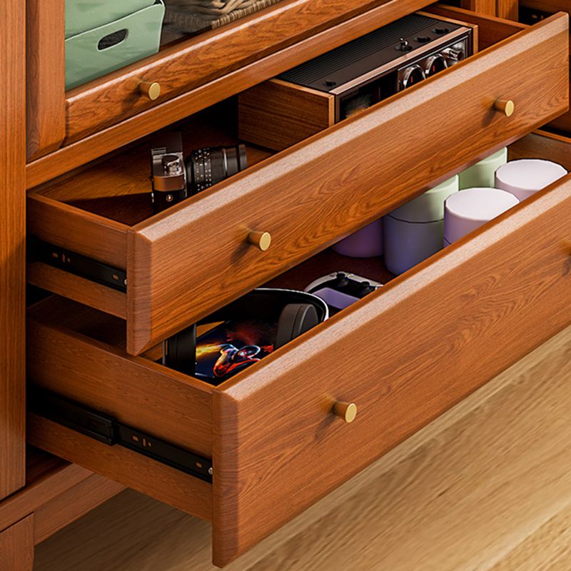 Minimalism Rectangle Chest Mid-Century Modern Wooden Accent Chest